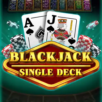 Single Deck Blackjack artwork